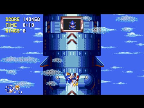 Sonic Triple Trouble "16-Bit": Tidal Plant Zone Act 3 (Sonic & Tails) [1080 HD]