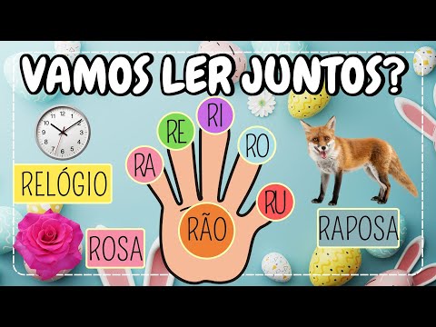 Let's read together? | Words with the letter R family | RA RE RI RO RU RÃO | Literacy