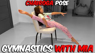 ChairOga Pose Challenge | Fun Chair + Yoga Trick Tutorial