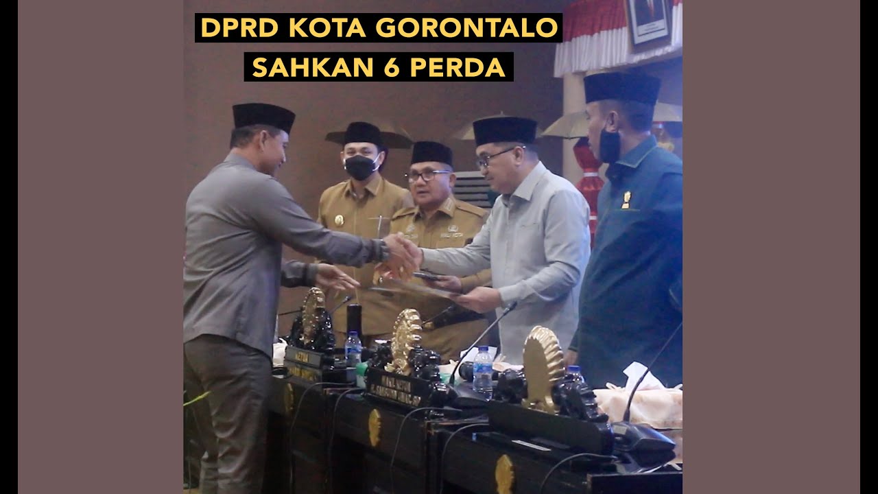 Legislatif Kota Gorontalo Sahkan Enam Perda 