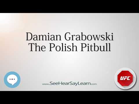 Damian Grabowski   UFC Fighter's Nicknames 🔊