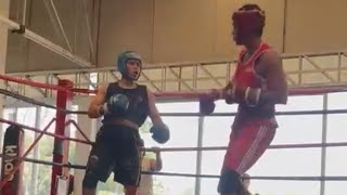 Enero sparring 1 de Gabriel Club saetas