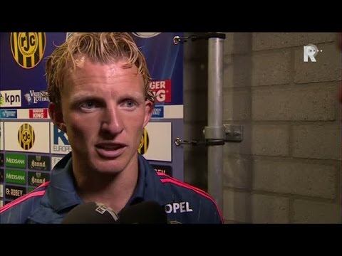 Dirk Kuyt na afloop van Roda JC - Feyenoord