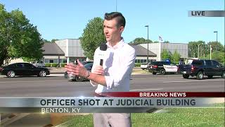 Officer shot in Marshall County, Kentucky