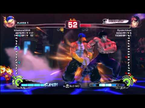 SSF4 AE [yun] kitamura0808 vs Ryukichikun [Feilong]