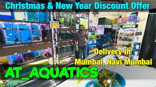 New Year Discount Offer on Aquarium Fishes in AT AQUATICS Aquarium Store I Delivery Available All Ov