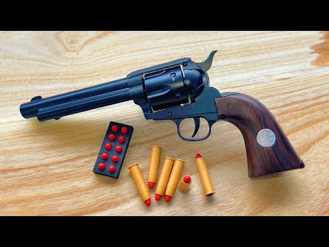 Realistic Revolver toy gun Unboxing| Western cowboy revolver M1873, Quality Metal Weapons