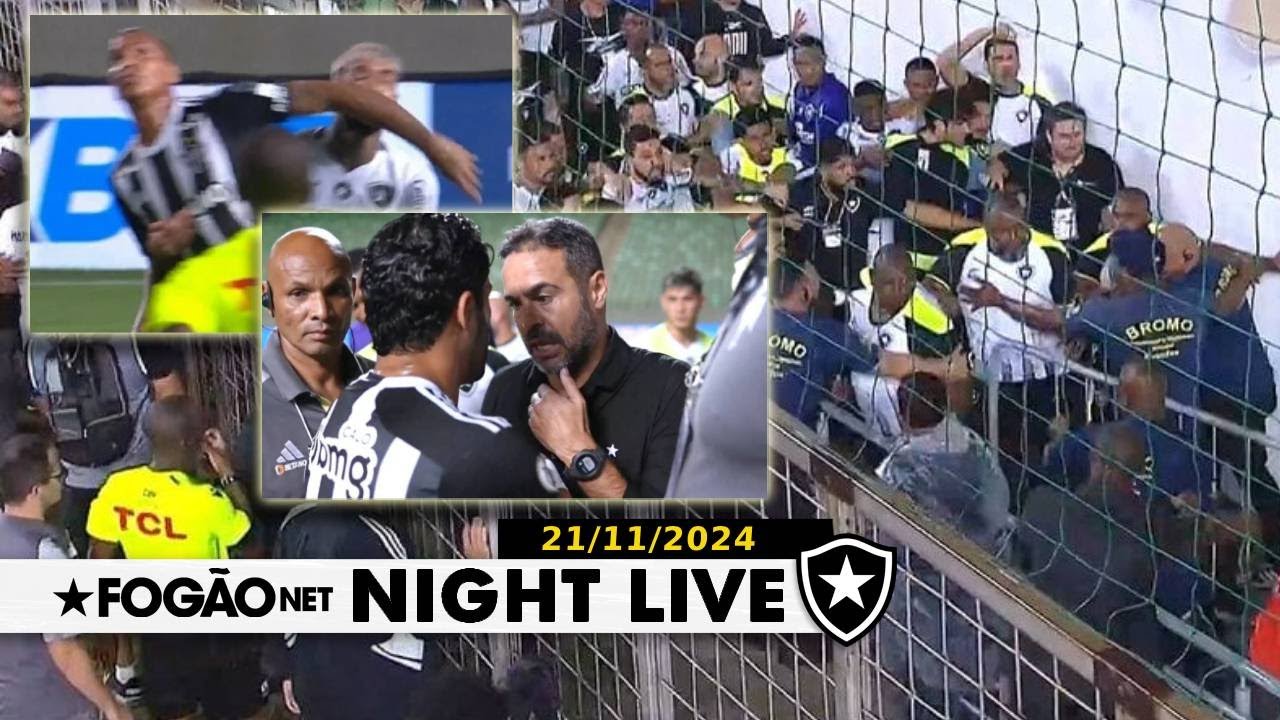 NIGHT LIVE | Dia seguinte ao empate do Botafogo em BH; Ramon Abatti Abel e Wilton Sampaio pela frente