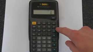 TI-30Xa: Exponents (Powers) and Exponentials