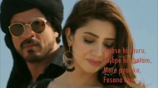 Zaalima | Raees | VIDEO LYRICS | Shah Rukh Khan & Mahira Khan |