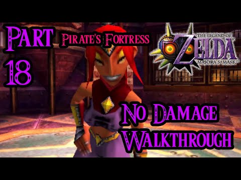 Zelda Majora's Mask 100% Walkthrough Widescreen HD Part 18 - Pirate's Fortress - Zora Egg - Hookshot