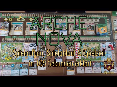 Arche Nova in 105 Sekunden | Spielaufbau, Spielablauf und Spielziel kurz erklärt