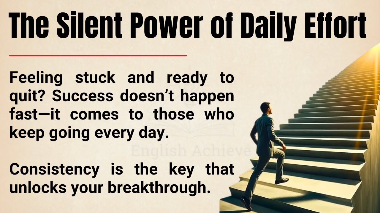 How Small Actions Every Day Lead to Massive Success 🔥 || Graded Reader ✅️ Improve Your English
