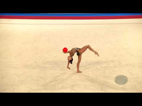 KRAMARENKO Lala (RUS) - 2019 Rhythmic Junior Worlds, Moscow (RUS) - Qualifications Ball