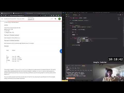 Google Code Jam 2020 Qualification Round #Part 1