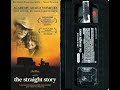Opening To The Straight Story US VHS 2000