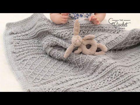 Left Hand Crochet for Beginners Baby Blanket Pattern The Crochet Crowd