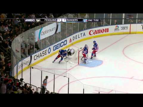 Pittsburgh Penguins @ New York Rangers - Highlights - 11/29/2011