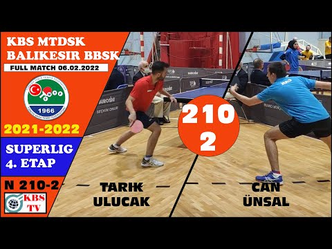 TARIK ULUCAK - CAN ÜNSAL (KBS MTDSK - BALIKESİR B.ŞEHİR BLD. SPOR) MAÇ 2