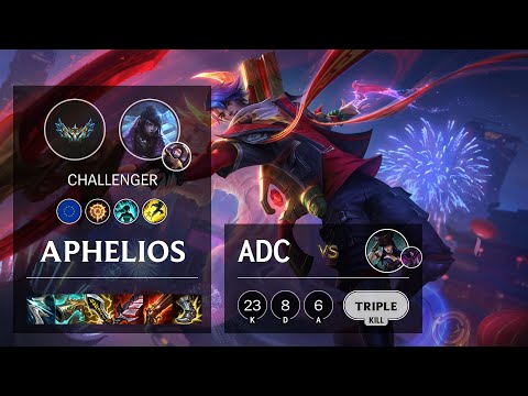 Aphelios ADC vs Caitlyn - EUW Challenger Patch 12.4