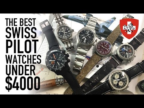 The Best Swiss Pilot Watches $1000 to $4000: Fortis, IWC, Bell & Ross, Oris, & Breitling