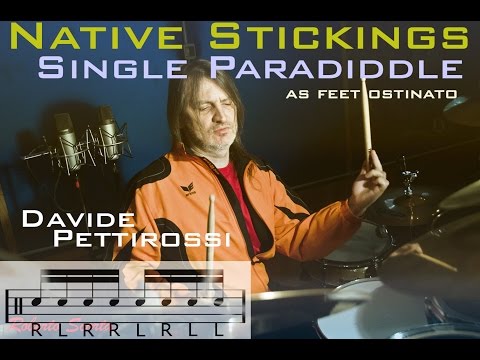 Davide Pettirossi Native Stickings series-N° 2-SingleParadiddle