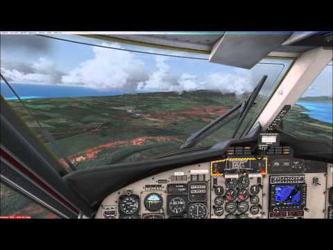 FSX - Dead-Stick Landing at Moloka'i Airport (PHMK) - Twin Otter Extended