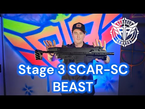 SCAR-SC Gel Blaster upgraded to INSANITY mode!