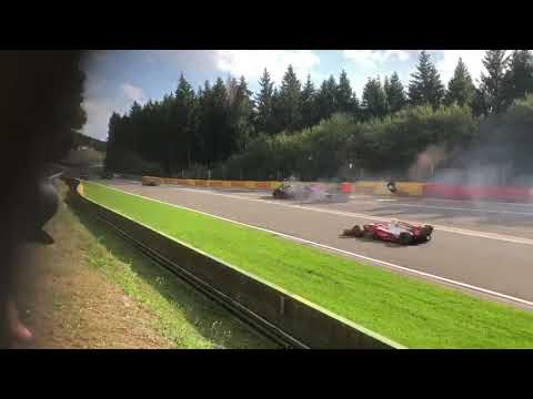 Hubert - formula 2 incidente 31 08 2019 al circuito di SPA Belgio