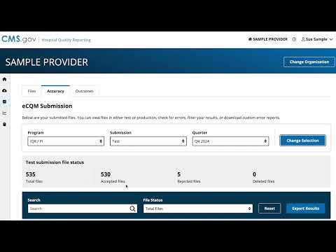How to view your eCQM data results