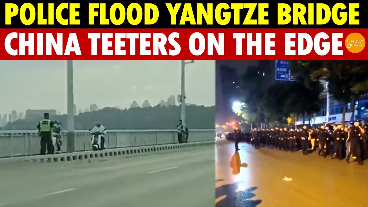 Police Flood Yangtze Bridge as China Teeters on the Edge, Economy Drops 20 Yrs, Homeless Everywhere
