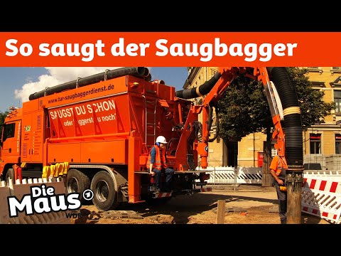 So funktioniert ein Saugbagger | DieMaus | WDR