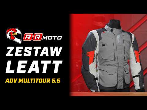 LEATT ADV MULTITOUR 5.5 _ zestaw adventure motocyklowy z membraną HydraDri Evo 20k/20k