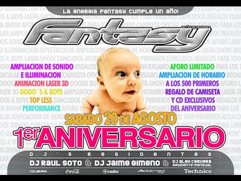FANTASY ALMANSA Live! 1º Aniversario (20-08-2005) Raúl Soto, Jaime Gimeno & Alex Cervera