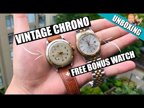 I Got 2 Watches For a Price of 1 - Vintage Cimier Chronograph & Elgin Day-Date Video