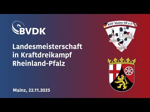 Powerlifting. Landesmeisterschaft in Kraftdreikampf Rheinland-Pflaz. Mainz, 22.11.2025