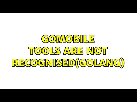 GoMobile tools are not recognised(Golang)