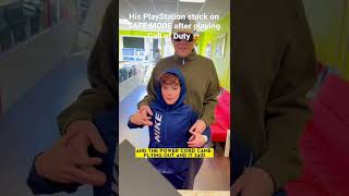 PlayStation stuck on SAFE MODE after playing a game 😱 #shorts #ps5 #ps4 #xbox #apple #iphone #ios