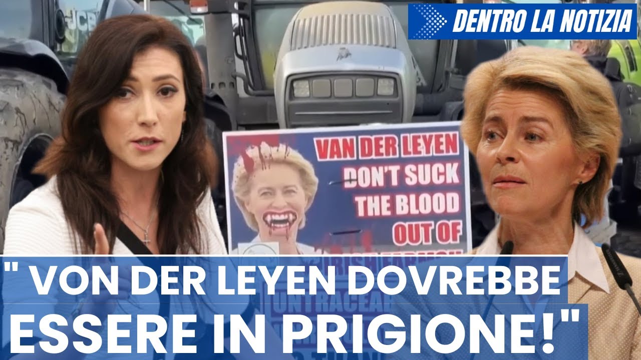 CONTRO TG MERCOSUR Eurodeputata: von der Leyen dovrebbe essere in prigione non nella Commissione UE!