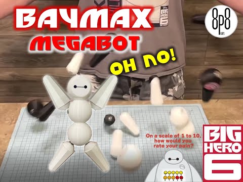 Baymax Megabot Toy Introduction Plus SMASH! #disney #smash #bighero6 #mega #toys #parents