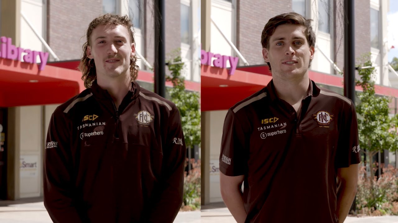 Discovering Libraries Tasmania with the Hawthorn Football Club