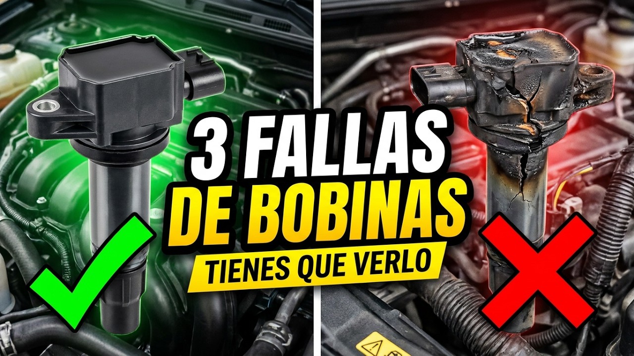 🔥3 Síntomas DE BOBINAS De ENCENDIDO En Mal Estado ✅ ASÍ VA A FALLAR TU CARRO 😱 TIENES QUE VERLO!!!
