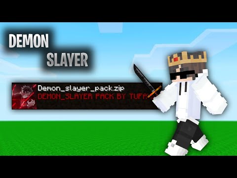 Minecraft texture pack for demon slayer fan's | texture pack for pojav launcher and java