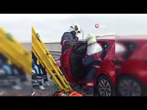 Ankara'da iki ayrı kaza: 1 ölü, 8 yaralı
