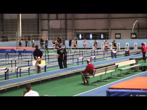 Women Pentathlon 60m Hurdles Section 1 Mountain West Indoor T&F Champs 2013