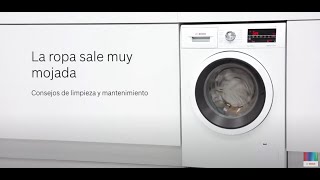 Bosch ¿La ropa sale muy mojada de la lavadora? Te damos soluciones anuncio