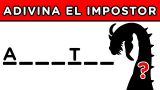 ADIVINA EL IMPOSTOR DE AMONG US CON DOS LETRAS | 🔥 SOLO EL 1% ACIERTA TODAS | JONATHAN GC