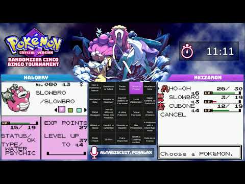 Halqery vs Keizaron. PKMN Crystal Cinco Bingo Randomizer Tournament 2017