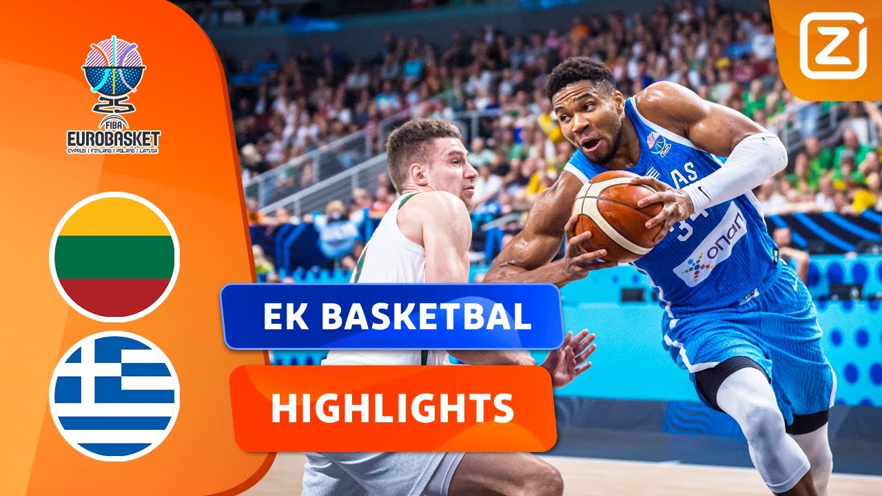 GIANNIS STEELT DE SHOW IN ZINDEREND DUEL!!😍🥵 | Litouwen vs Griekenland | EK Basketbal 2025