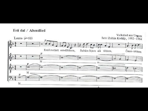 Esti dal (Zoltan Kodaly) - Psycho-Chor der Uni Jena